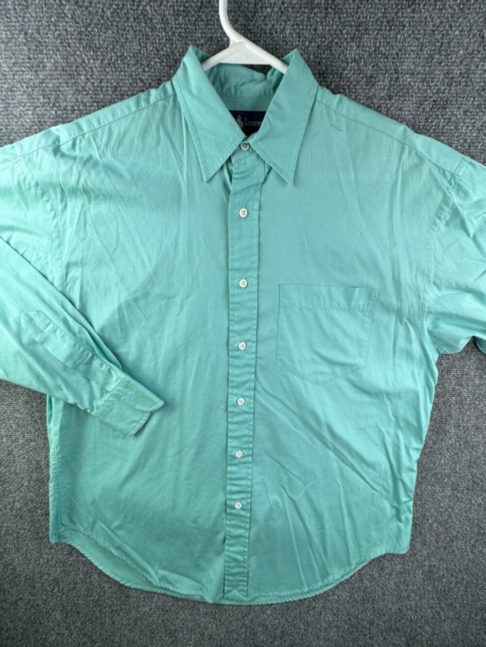 Ralph Lauren Women’s Light Blue Button Up Shirt Size 6 Cotton Long Sleeve Cute